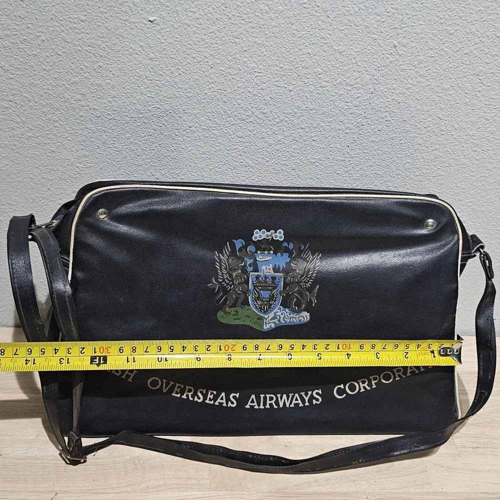 Vintage 1960's British Airways Flight Bag
